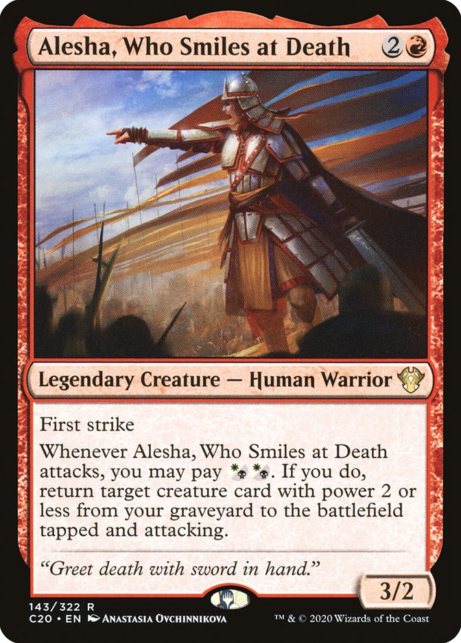 Alesha, Who Smiles at Death - Commander 2020