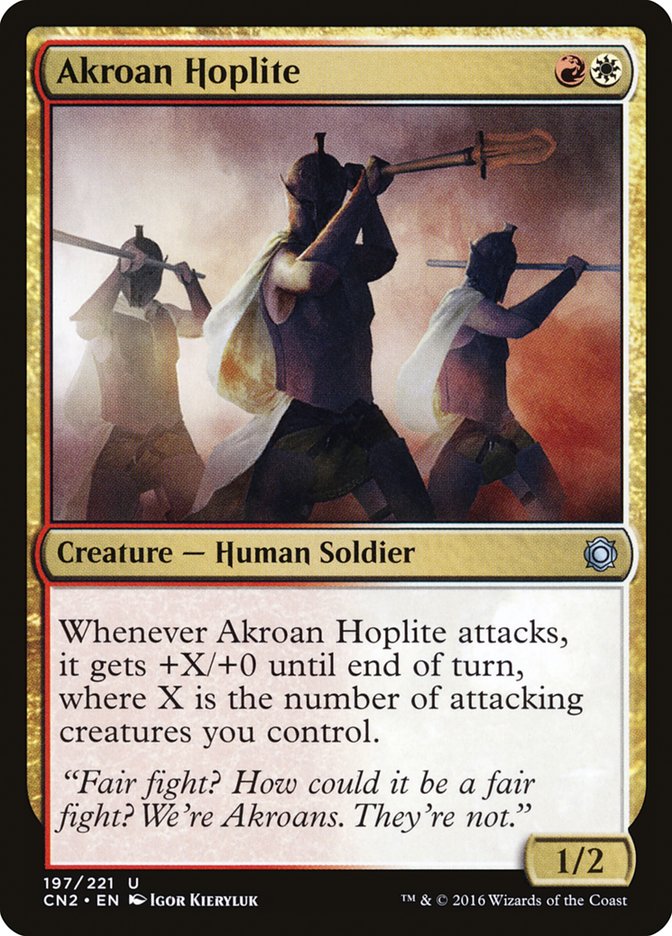Akroan Hoplite - Conspiracy: Take the Crown