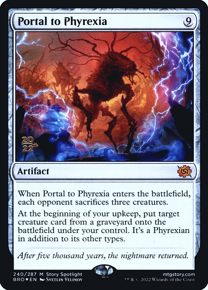 Portal to Phyrexia - The Brothers' War Promos