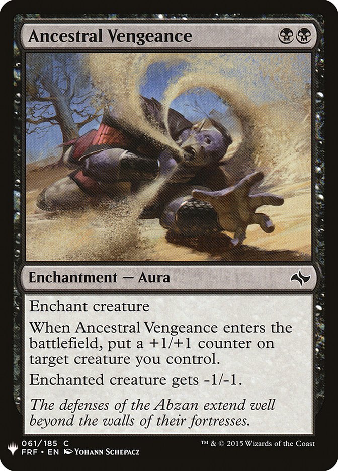 Ancestral Vengeance - Mystery Booster