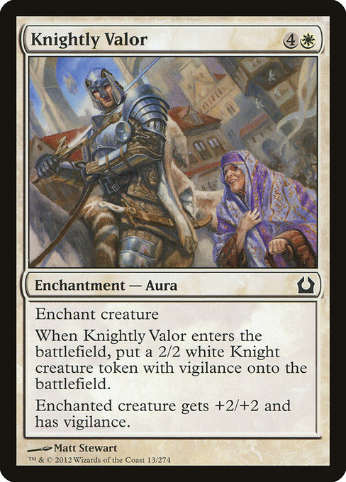Knightly Valor - Buy MTG Cards
