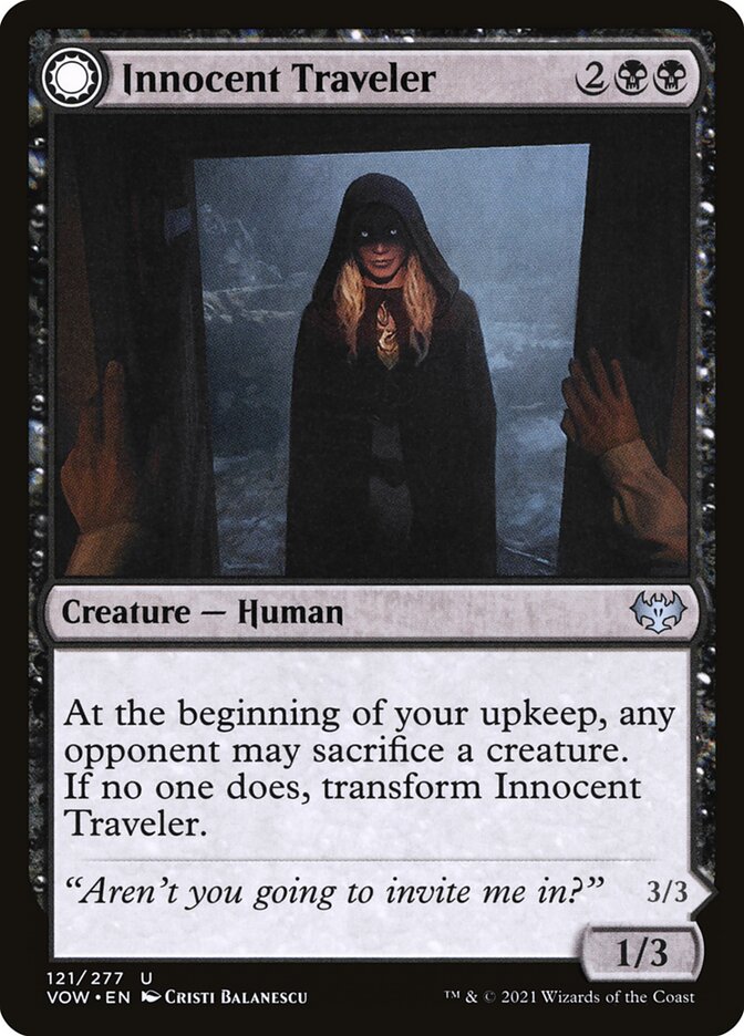 Innocent Traveler // Malicious Invader - Innistrad: Crimson Vow