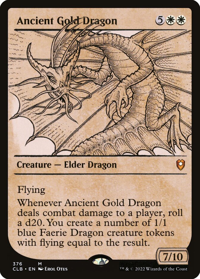 Ancient Gold Dragon - Commander Legends: Battle for Baldur's Gate