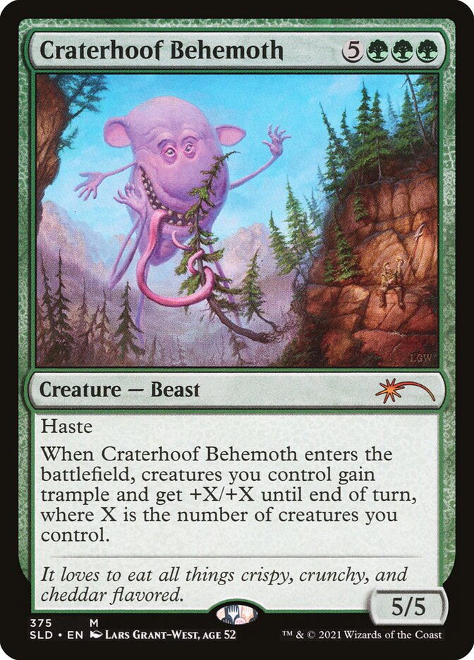 Craterhoof Behemoth - Secret Lair Drop