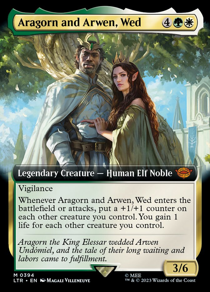 Aragorn and Arwen, Wed - The Lord of the Rings: Tales of Middle-earth