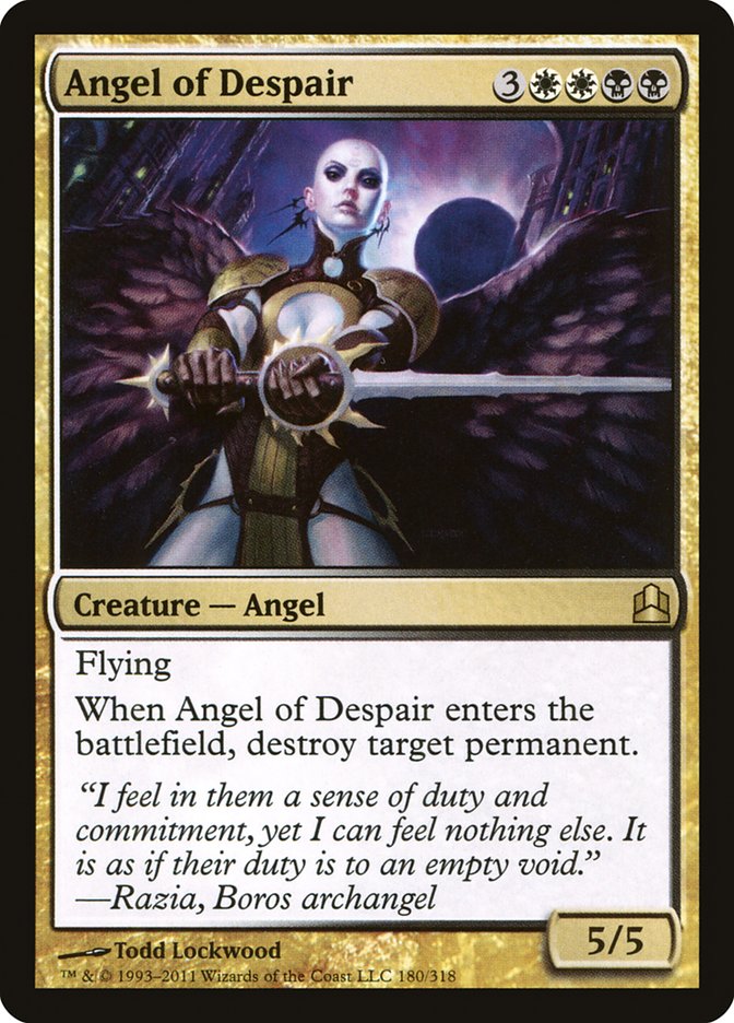 Angel of Despair - Commander 2011