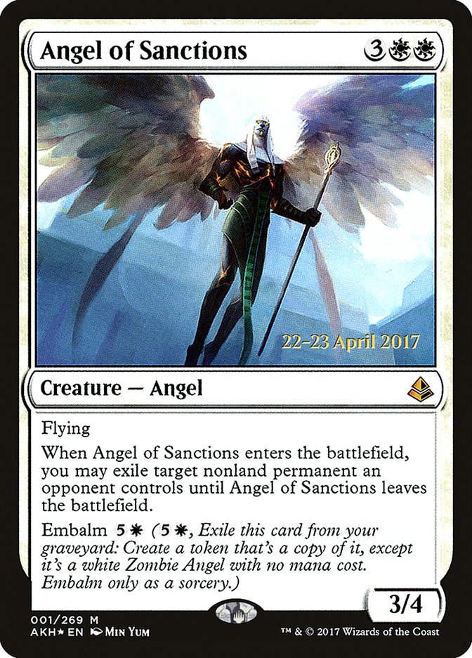 Angel of Sanctions - Amonkhet Promos