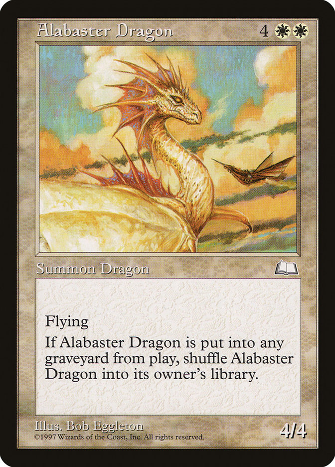 Alabaster Dragon - Weatherlight