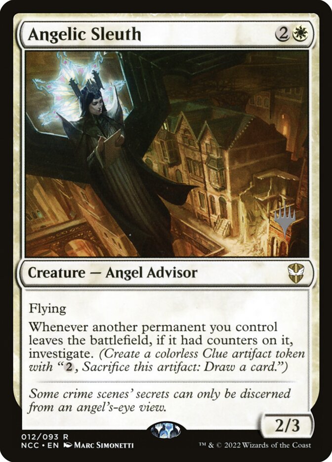 Angelic Sleuth - New Capenna Commander Promos