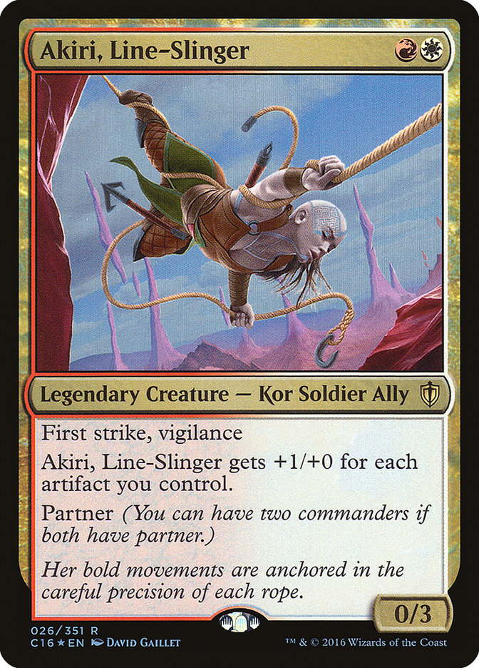 Akiri, Line-Slinger - Commander 2016