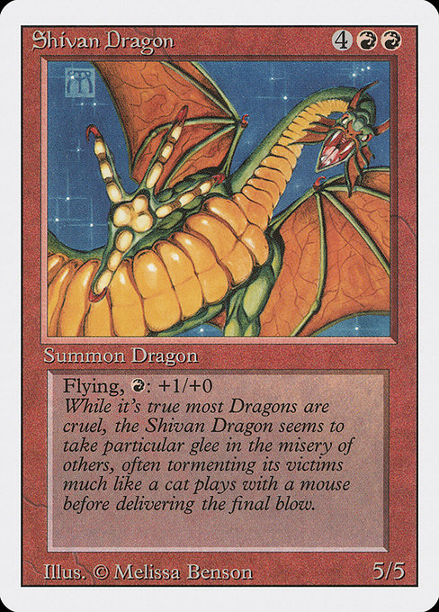 Shivan Dragon – 3ED
