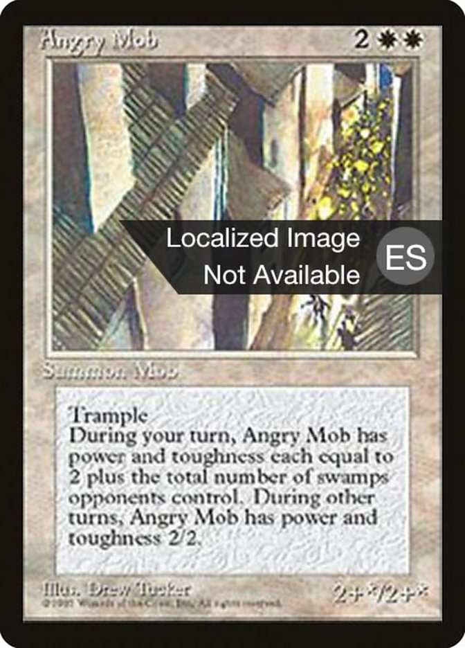 Angry Mob - Fourth Edition Foreign Black Border