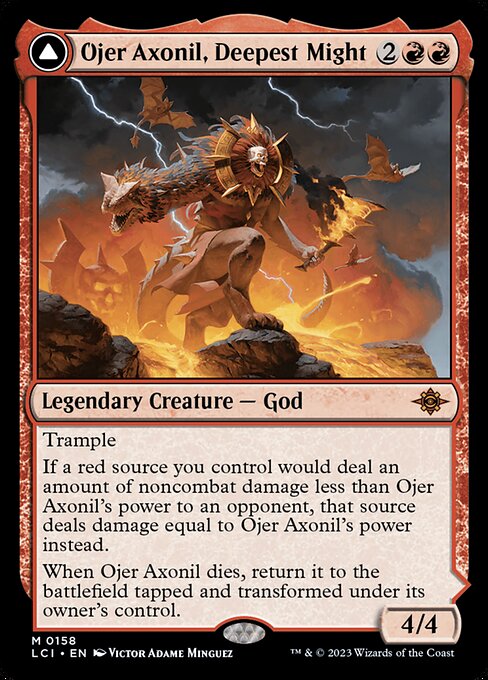 Ojer Axonil, Deepest Might // Temple of Power - Buy MTG Cards