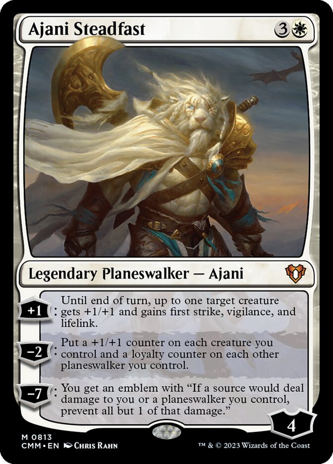 Ajani Steadfast - Commander Masters