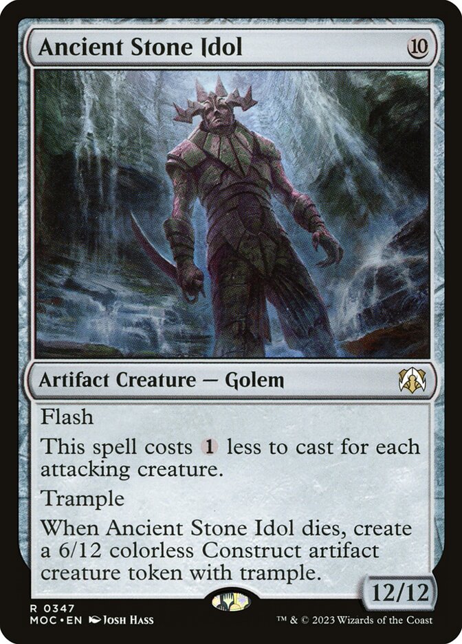 Ancient Stone Idol - March of the Machine Commander
