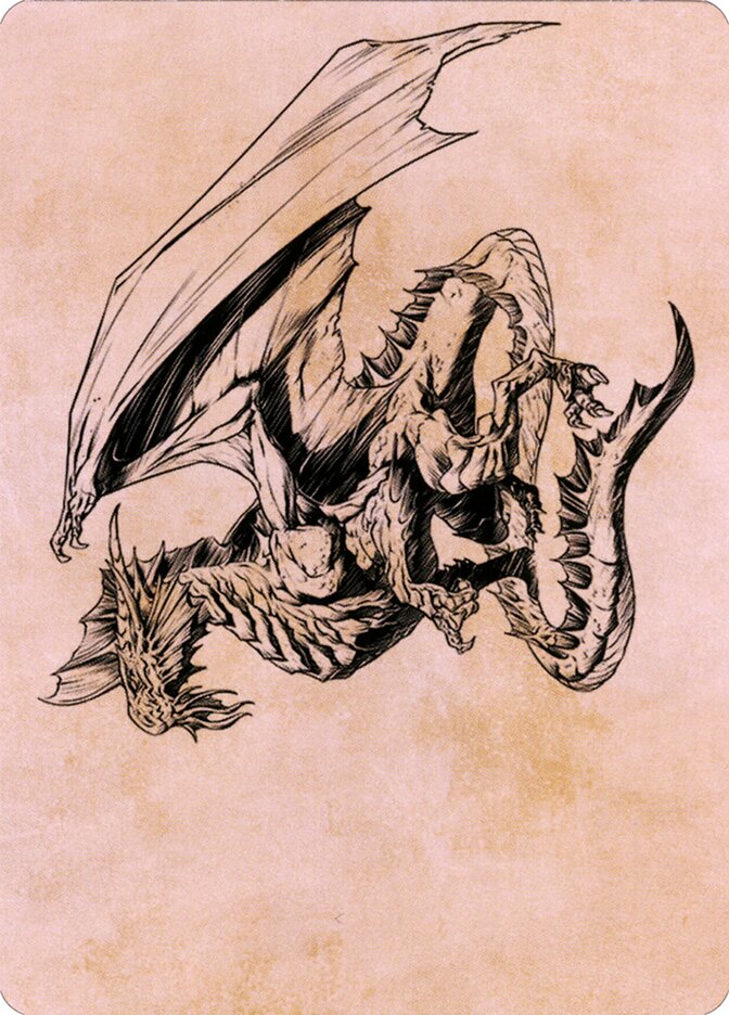 Ancient Silver Dragon // Ancient Silver Dragon - Battle for Baldur's Gate Art Series