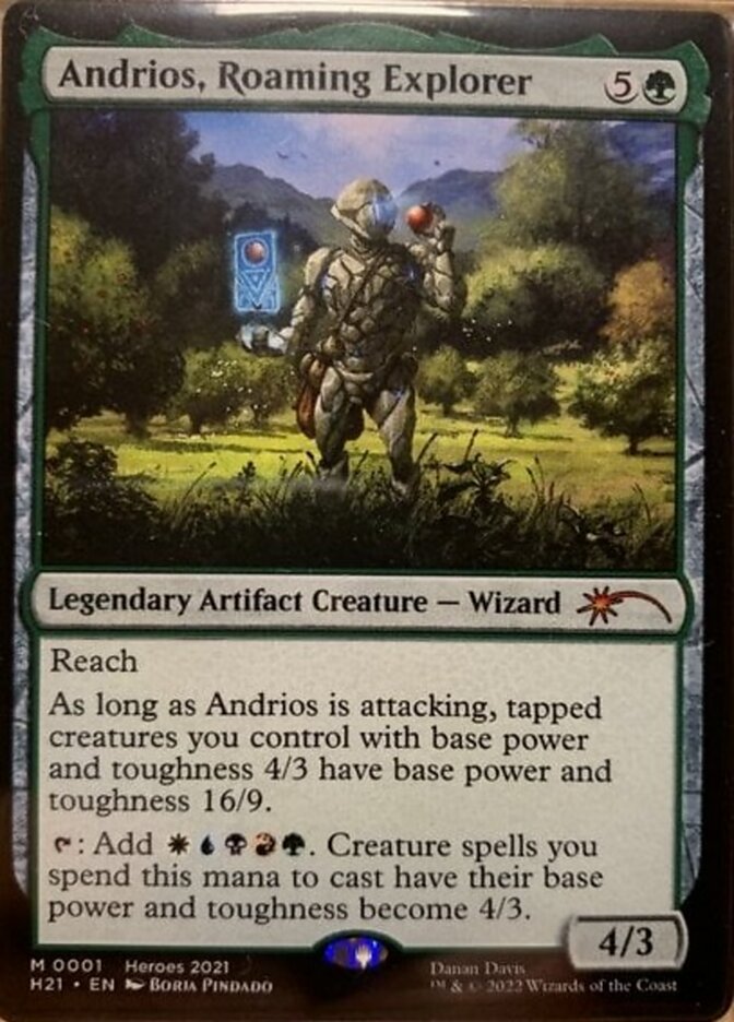 Andrios, Roaming Explorer - 2021 Heroes of the Realm