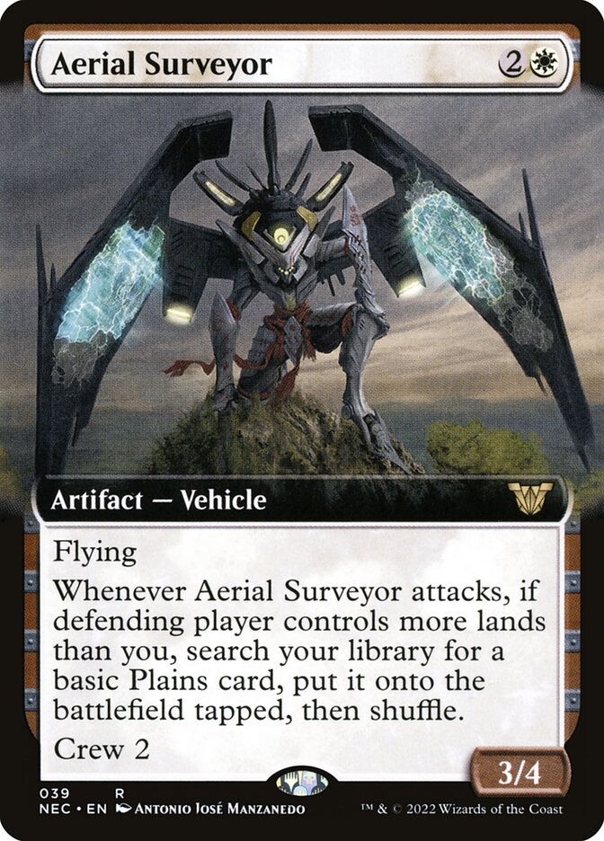 Aerial Surveyor - Neon Dynasty Commander
