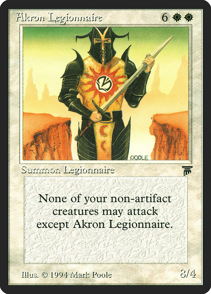 Akron Legionnaire - Legends
