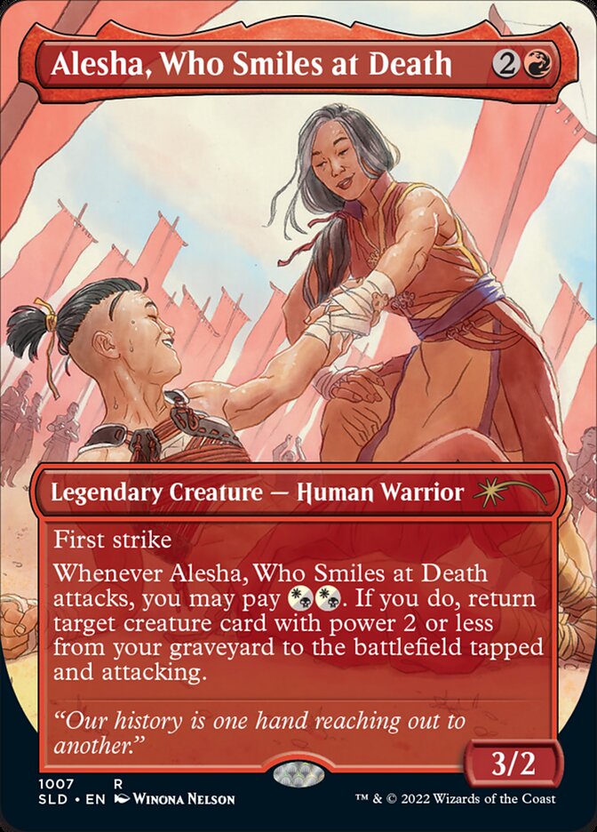 Alesha, Who Smiles at Death - Secret Lair Drop