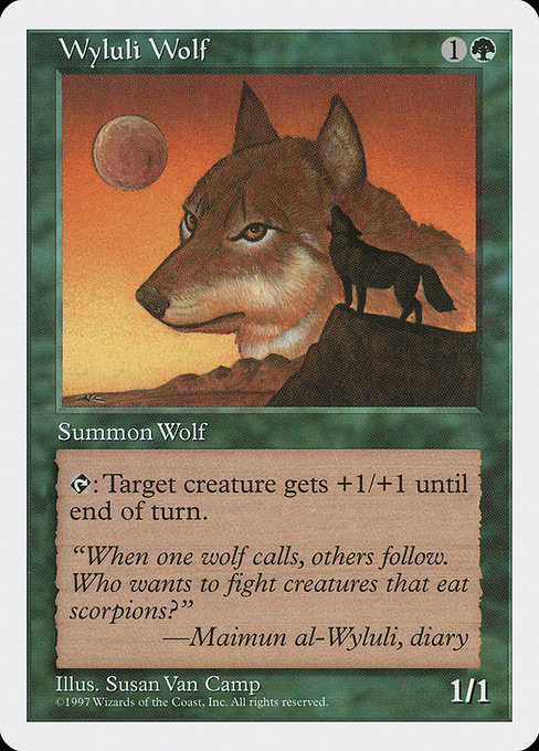 Wyluli Wolf – 5ED