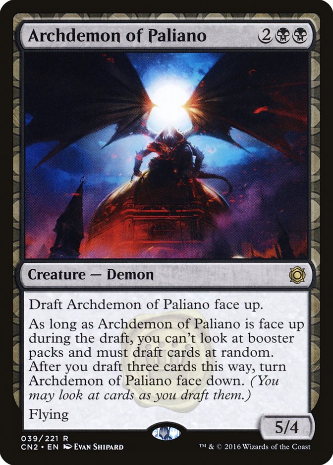 Archdemon of Paliano - Conspiracy: Take the Crown