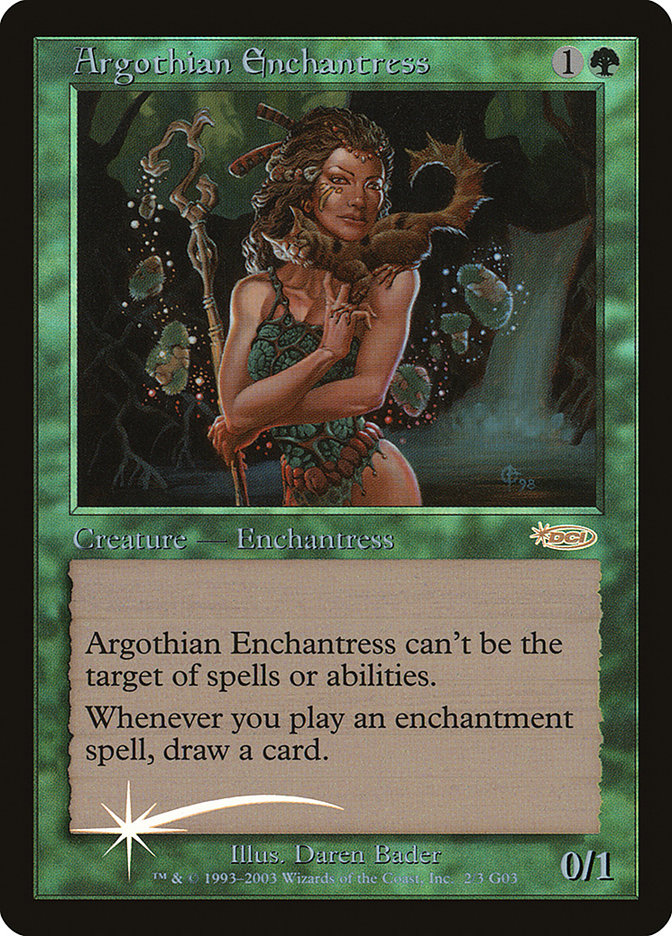 Argothian Enchantress - Judge Gift Cards 2003