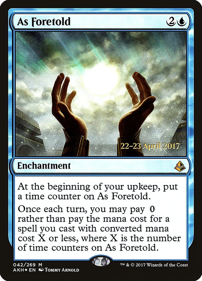 As Foretold - Amonkhet Promos