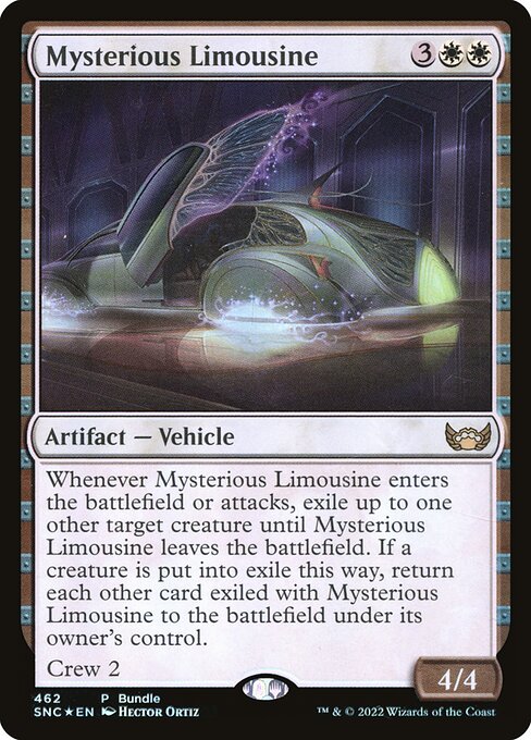 Mysterious Limousine - Buy MTG Cards