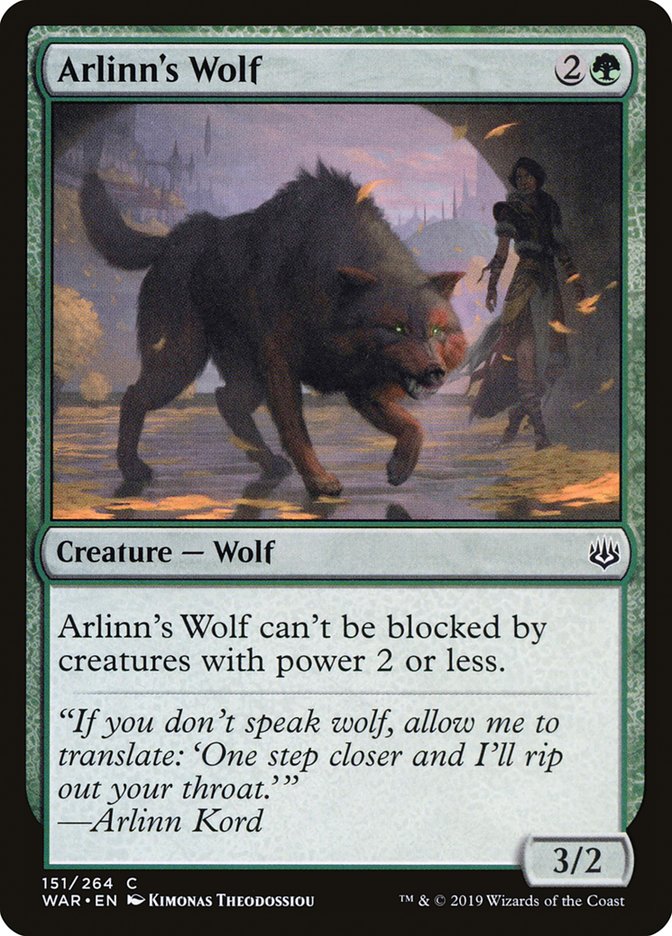 Arlinn's Wolf - War of the Spark