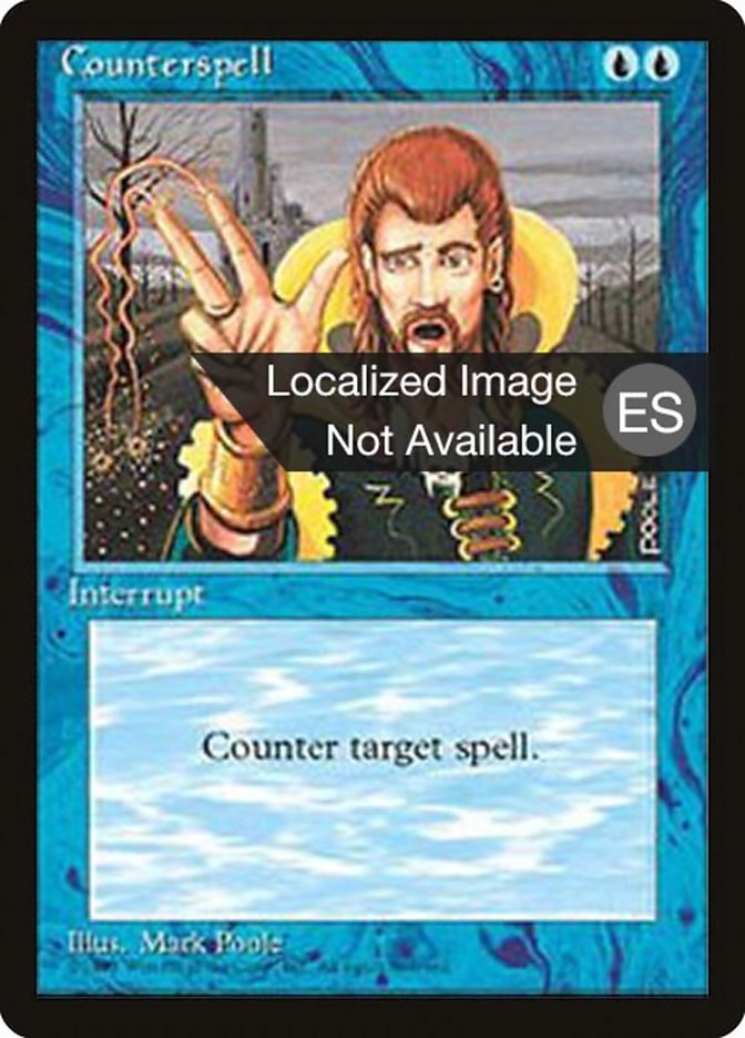Counterspell - Fourth Edition Foreign Black Border