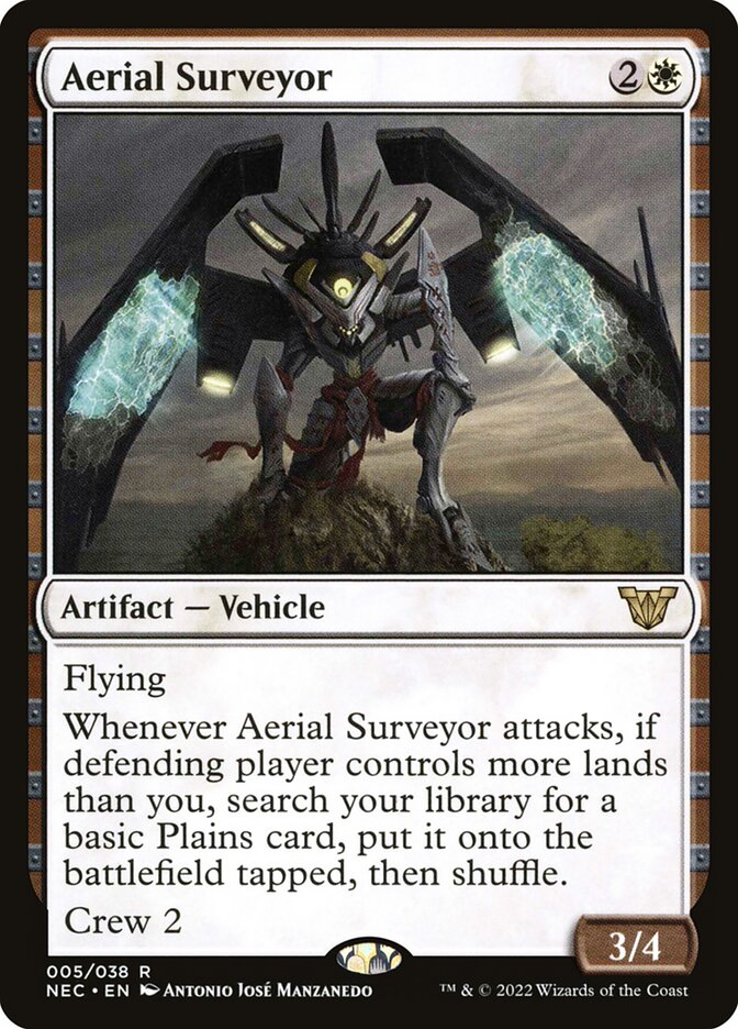 Aerial Surveyor - Neon Dynasty Commander