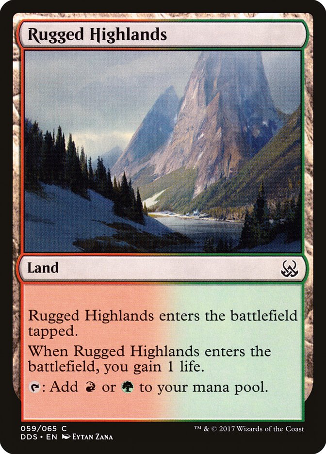 Rugged Highlands - Duel Decks: Mind vs. Might