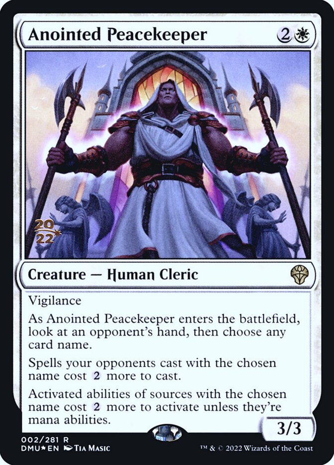 Anointed Peacekeeper - Dominaria United Promos