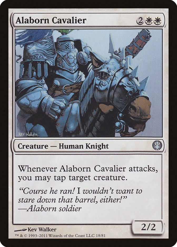 Alaborn Cavalier - Duel Decks: Knights vs. Dragons