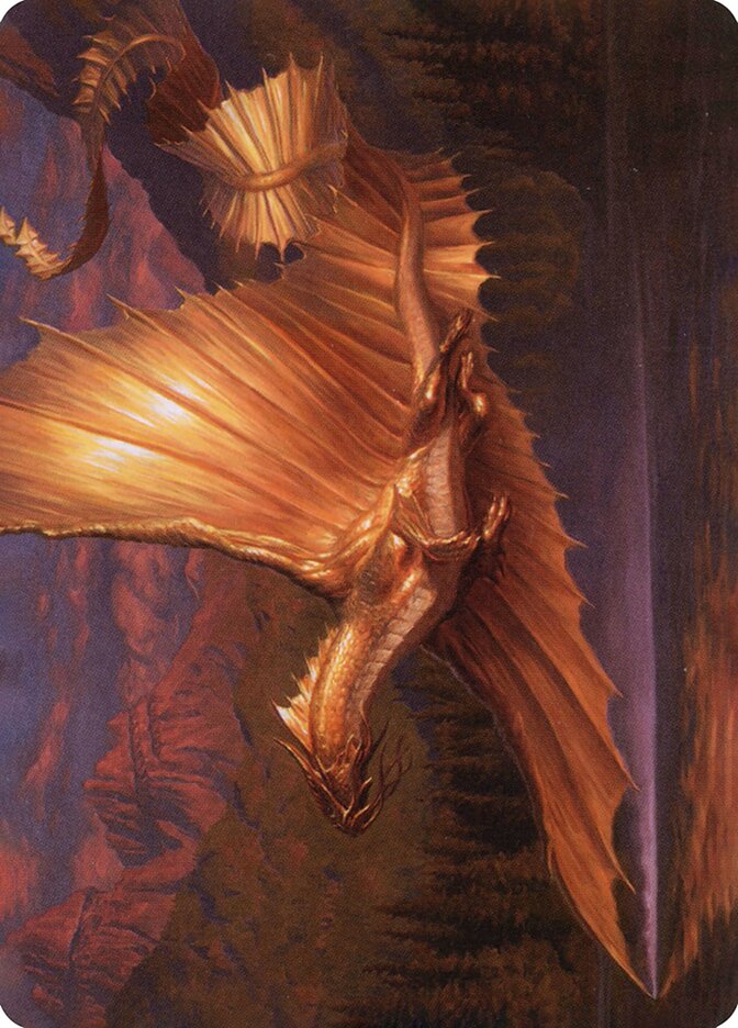 Adult Gold Dragon // Adult Gold Dragon - Adventures in the Forgotten Realms Art Series