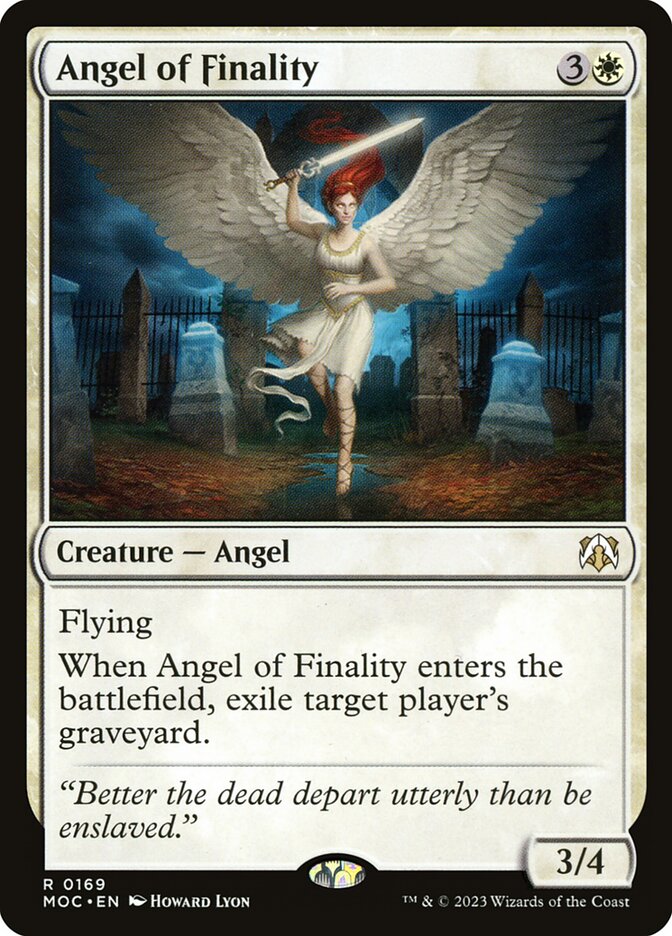 Angel of Finality - March of the Machine Commander