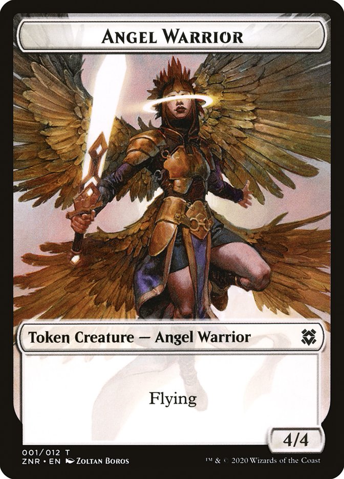 Angel Warrior - Zendikar Rising Tokens