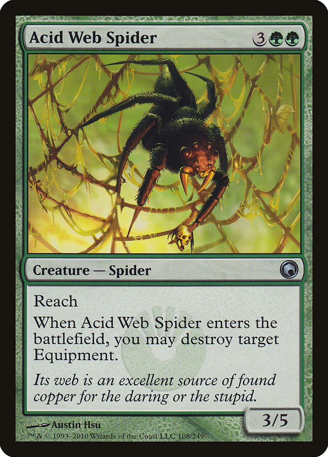 Acid Web Spider - Scars of Mirrodin