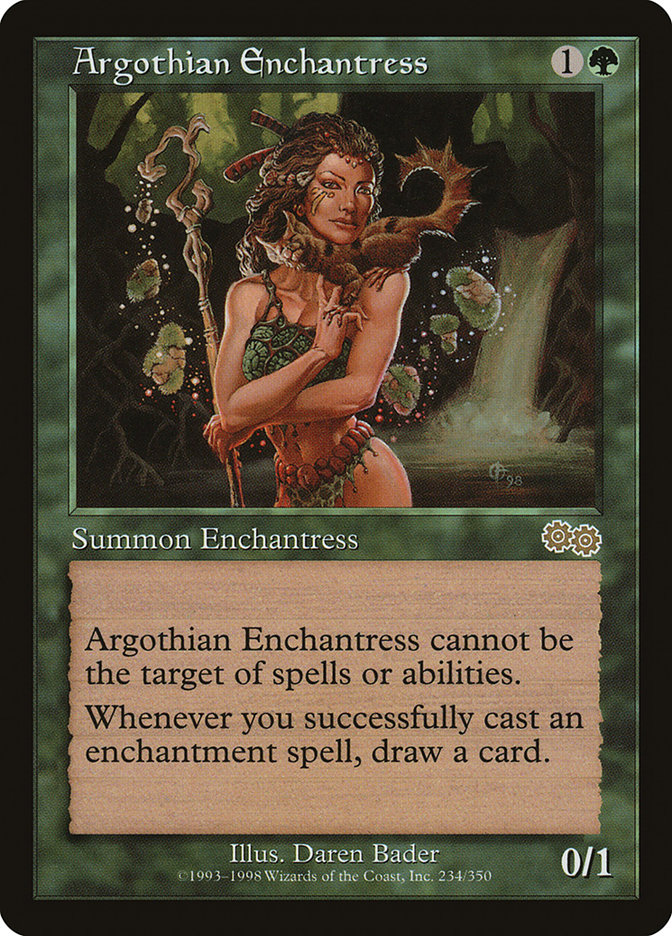 Argothian Enchantress - Urza's Saga