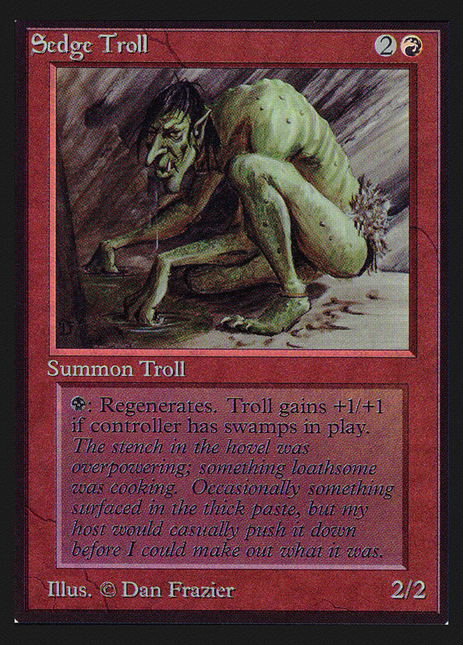 Sedge Troll - Intl. Collectors' Edition