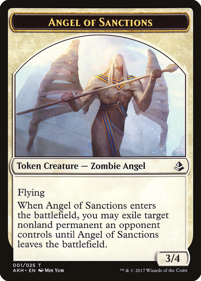 Angel of Sanctions - Amonkhet Tokens