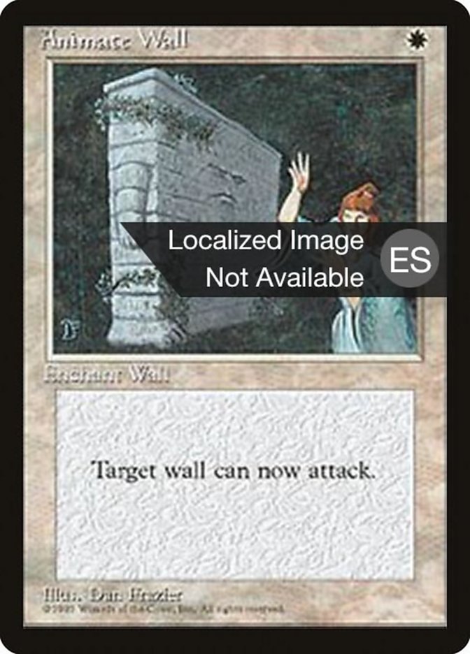 Animate Wall - Fourth Edition Foreign Black Border