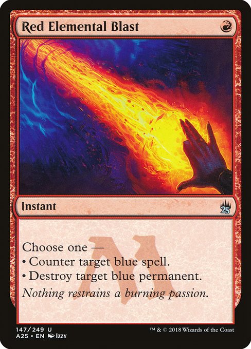 Red Elemental Blast – Foil