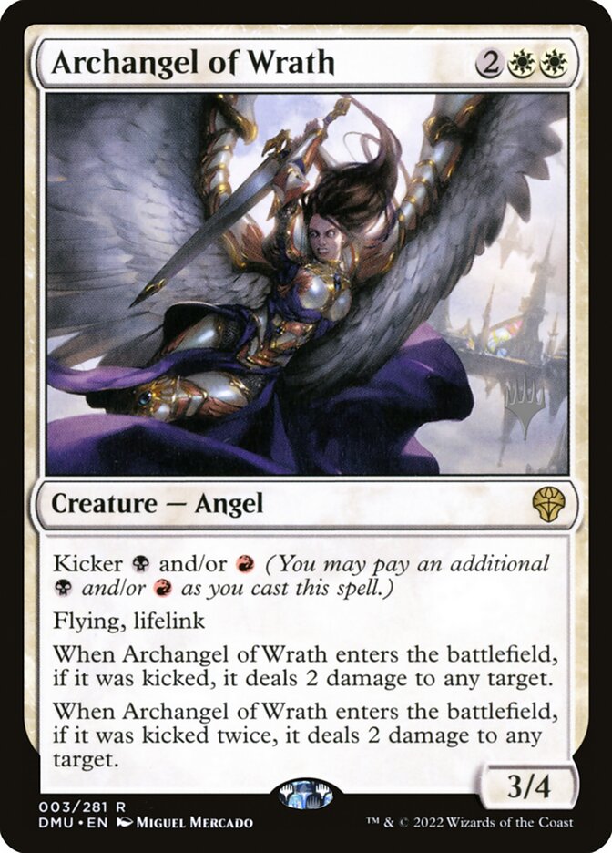 Archangel of Wrath - Dominaria United Promos