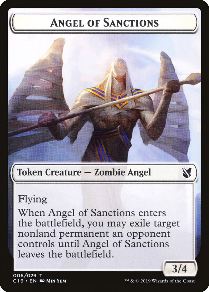 Angel of Sanctions - Commander 2019 Tokens
