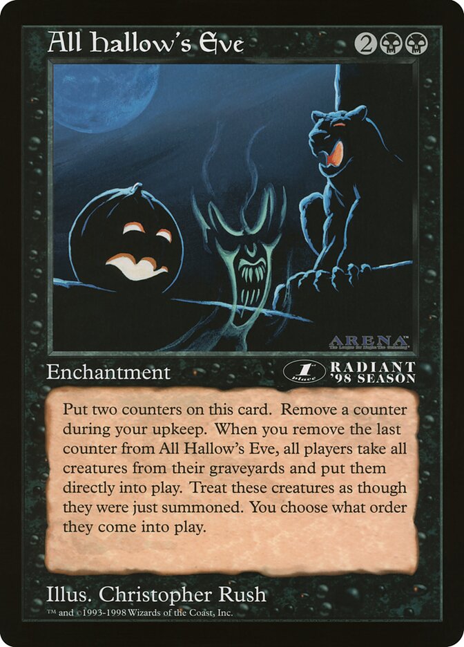 All Hallow's Eve - Oversized League Prizes