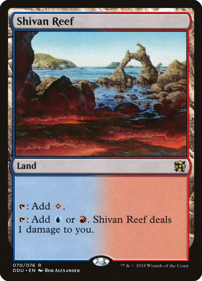 Shivan Reef - Duel Decks: Elves vs. Inventors