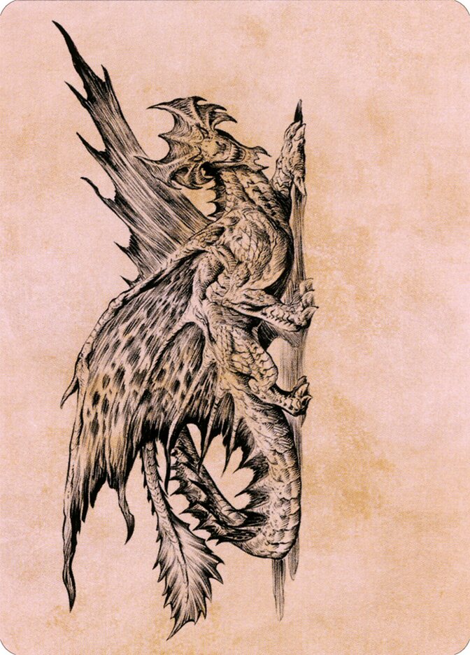 Ancient Brass Dragon // Ancient Brass Dragon - Battle for Baldur's Gate Art Series