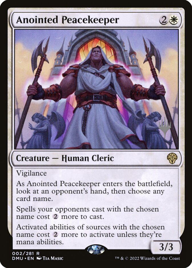 Anointed Peacekeeper - Dominaria United Promos
